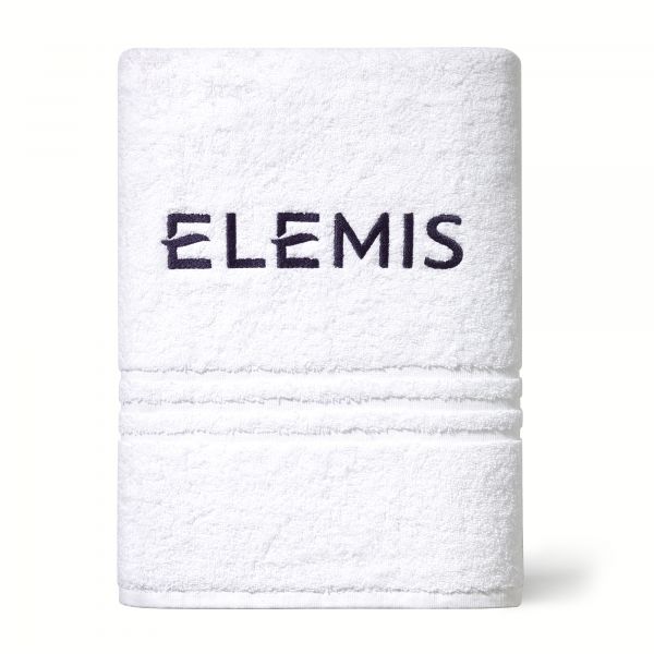 White Towel with ELEMIS Logo 70x140                